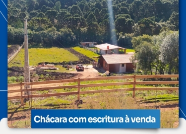 chácara com casa nova