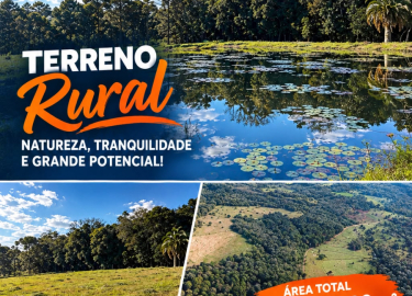 WA EMPREENDIMENTOS VENDE: Terreno rural