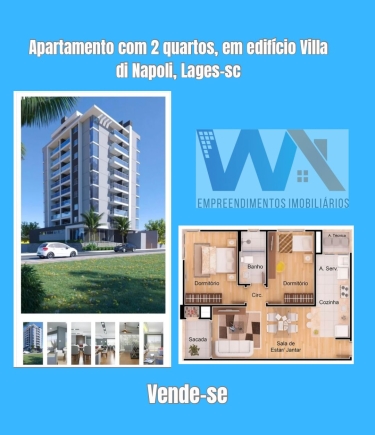 WA EMPREENDIMENTOS VENDE: Apartamento